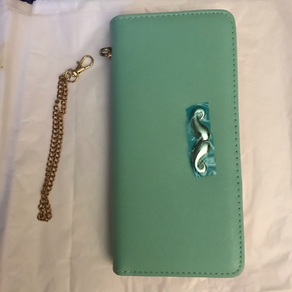 Source Unknown | Bags | New Cute Green Wallet With A Mustache That ...